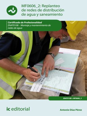 cover image of Replanteo de redes de distribución de agua y saneamiento. ENAT0108